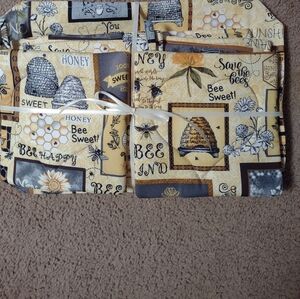 Handmade kitchen set, Apron, place mats, pot holders